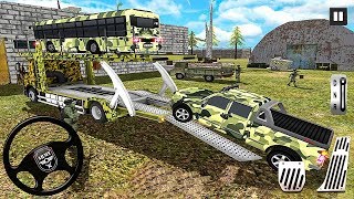 OffRoad US Army Transport Truck Simulator - Trailer Truck Transporter Duty - Android Gameplay screenshot 5