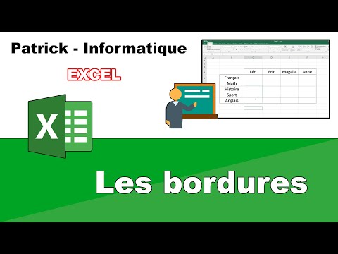 Excel 2019 Tutorial - Borders
