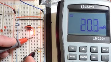 Quick multimeter current measurements of electronics 741 op amp output short circuit protection