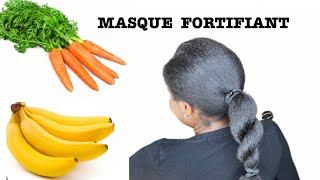 MASQUE aux Carottes pour CHEVEUX NATURELS SECS ET ABIMÉS