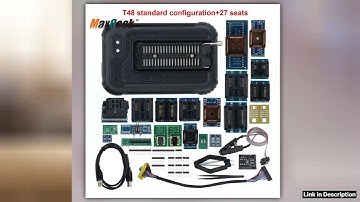 Maxgeek XGecu TL866 II T48 Universal Programmer USB Programmer USB20 HS 480MHz Standard Version Sup