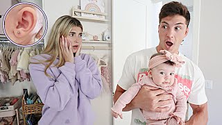 We Got Her Ears Pierced *SURPRISING MOM*