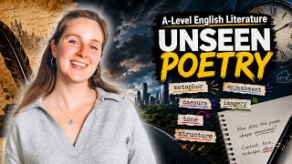 FREE 3 HOUR Unseen Poetry Revision STREAM | MASTER PROPER EXAM TECHNIQUES