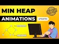 Min Heap Animations | Data Structure | Visual How