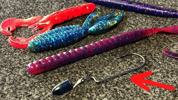 How to choose hooks for Texas Rigs (Best bass fishing hooks for