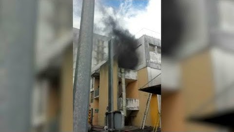 Un violent incendie frappe le CHU de Pointe-à-Pitre et relance la polémique sur sa vétusté