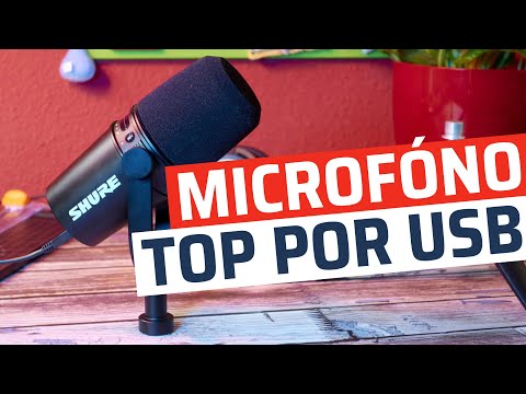 Micrófono para podcast shure MV7x