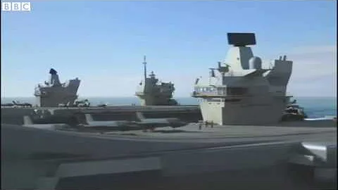 On board Royal Navy's new aircraft carrier   BBC News 2