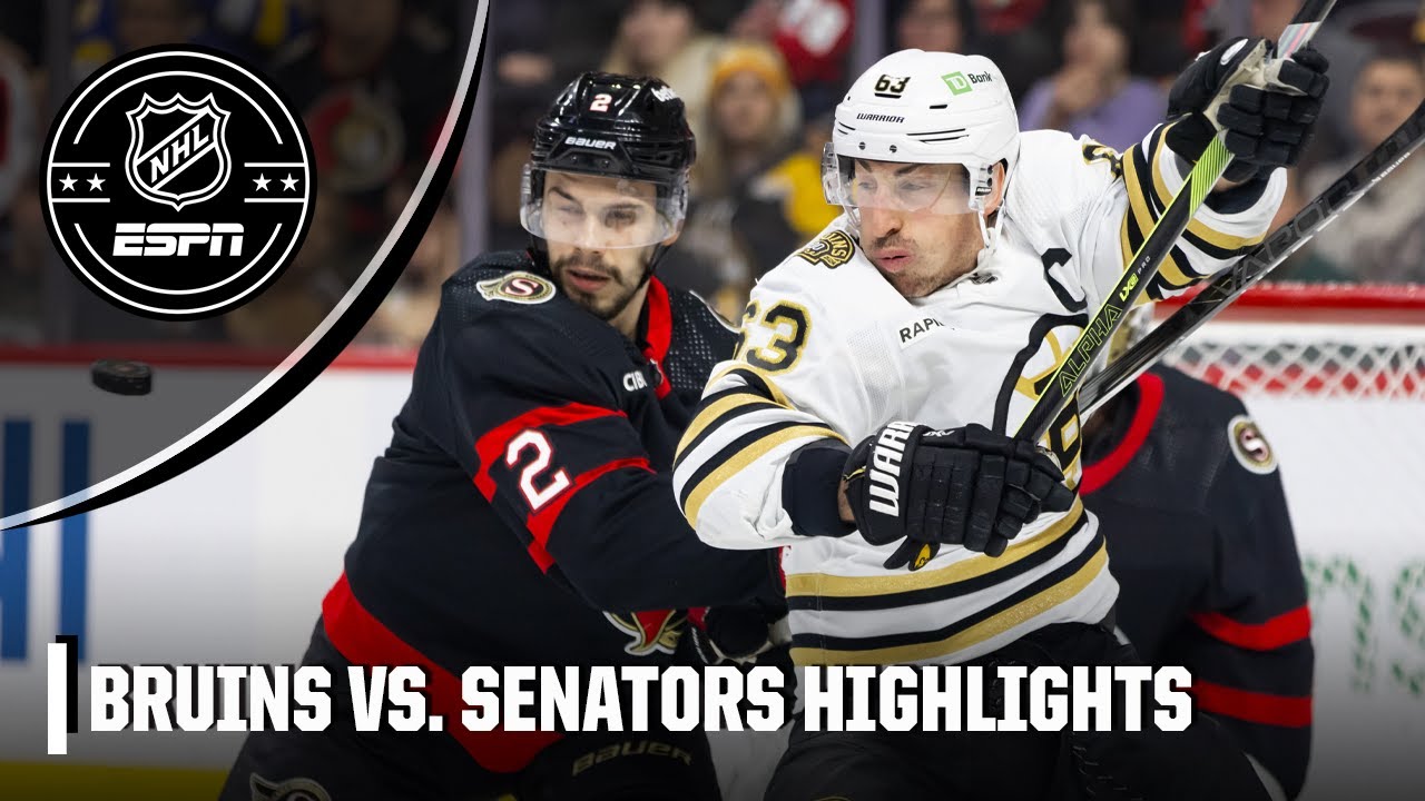 Brad Marchand scores in overtime as Bruins beat Senators 3-2