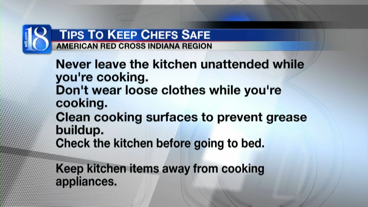Fire tips to keep chefs safe in kitchen - YouTube