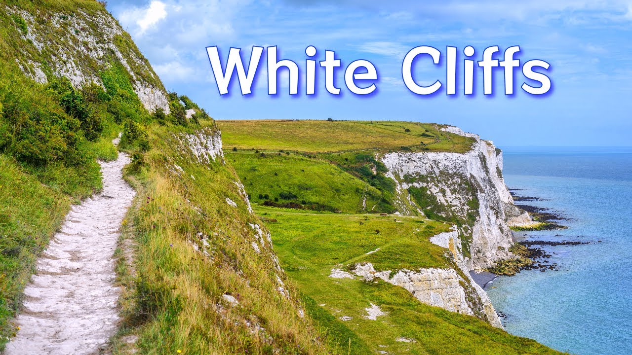 White Cliffs of Dover to Deal walk North Downs 4K Coast Path Easy