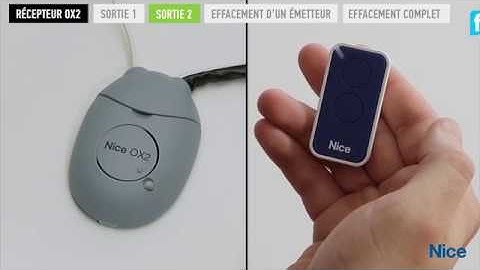 Comment programmer un émetteur OX2 en sortie 2 ?