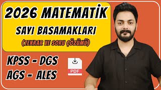 Sayi Basamaklari Tekrar Ve Soru Çözümü 2026 Kpss Dgs Ags Ales