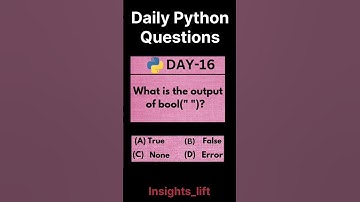 Write answer in comment section.#pythonlearning #coding#pythonchallenge #coder