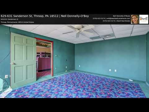629-631 Sanderson St, Throop, PA home video tour