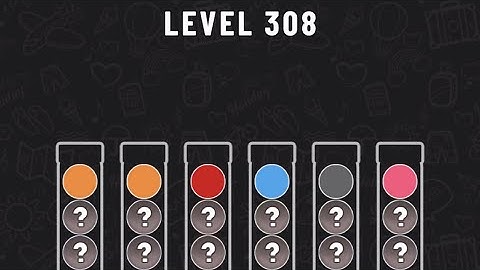 Ball Sort Puzzle Level 308 #ballsortpuzzle #ballsortpuzzlegameplay #puzzlegame #mobilegames