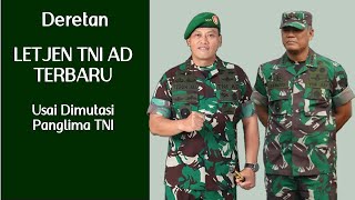 Deretan Letjen TNI AD terbaru usai dimutasi Panglima TNI