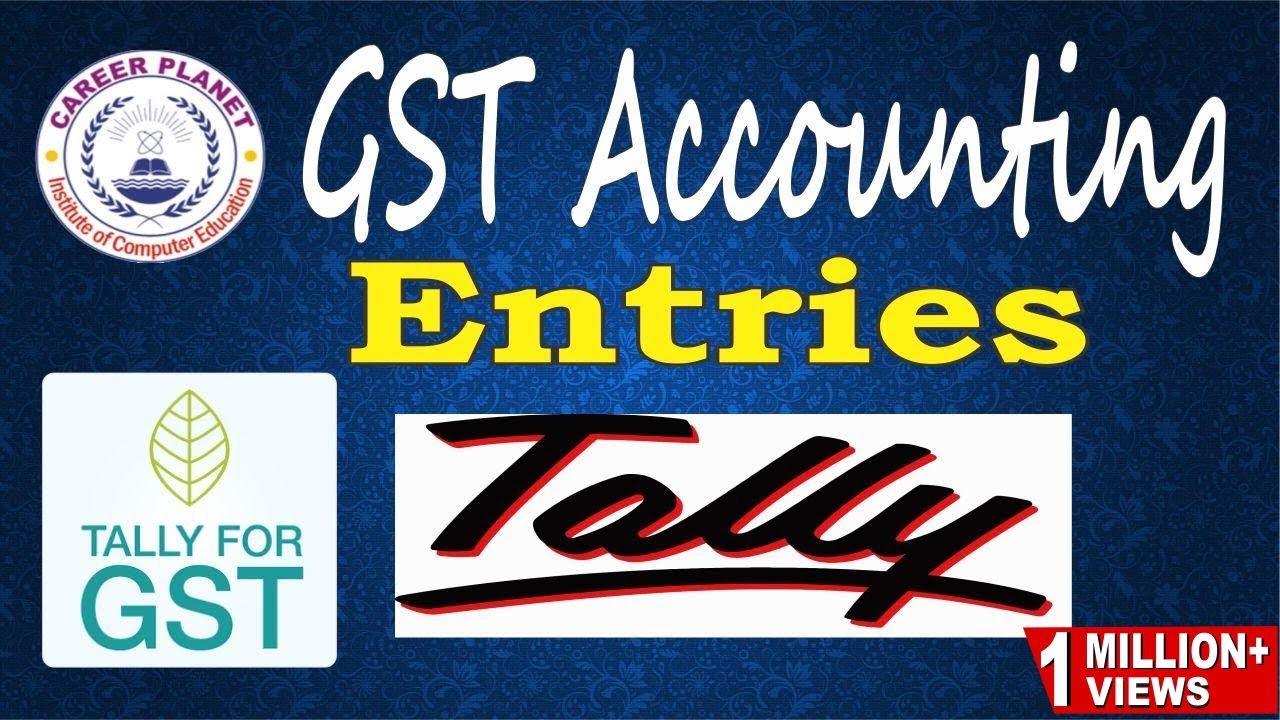 tally erp 9 gst accounting entries in tally hindi part 2 gst