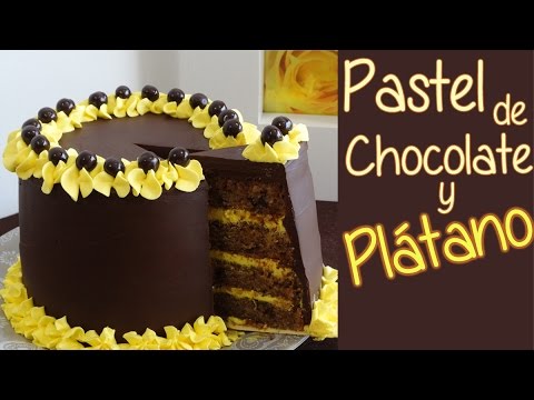 Video: Cocinar Pastel De Chocolate Con Almendras Con Crema De Plátano