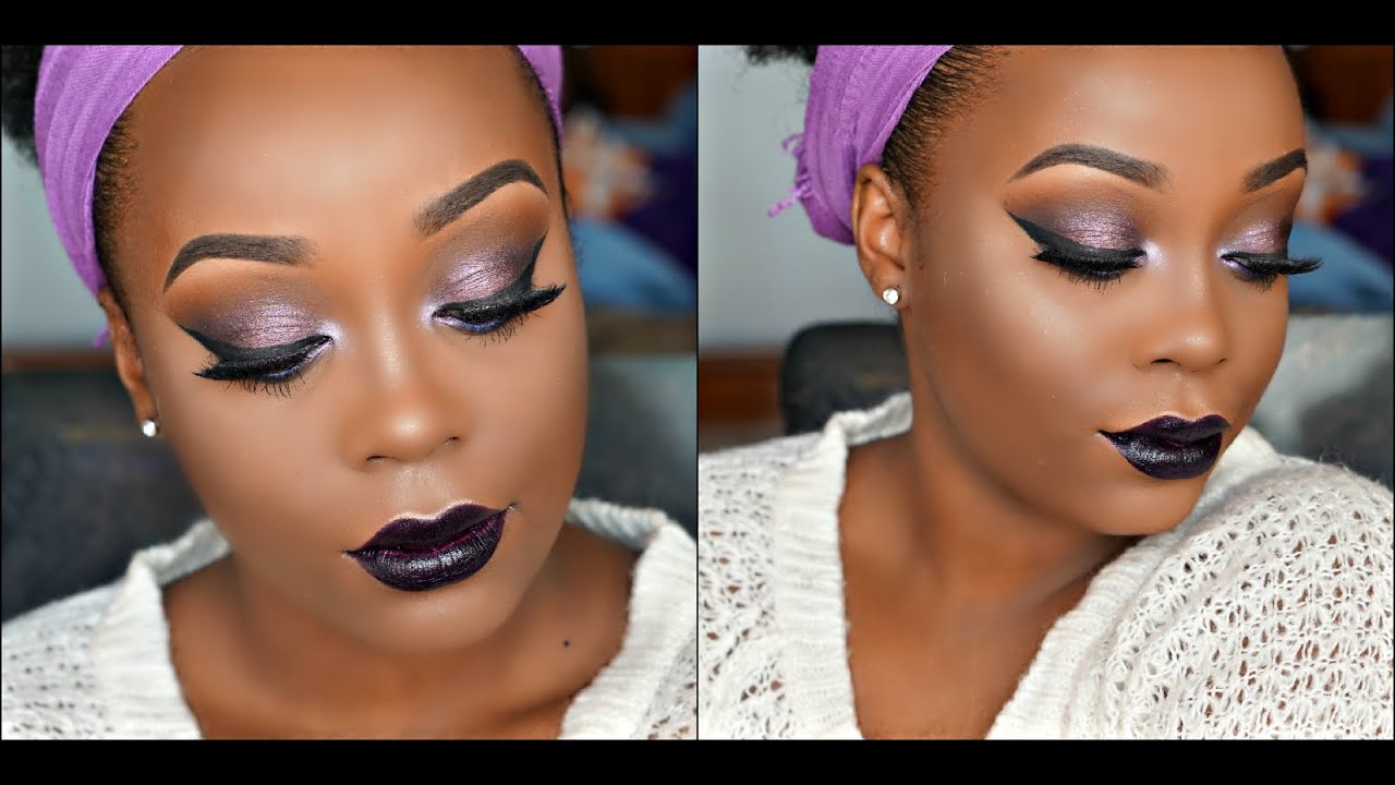 MAKEUP TUTORIAL Purple Smokey Eye Using Urban Decay Vice 4 Palette