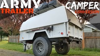 Converting Army Trailer to Overland Camper!! (M101 A1)