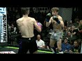 Ryan jennings vs tyler kent 155lb kickboxing