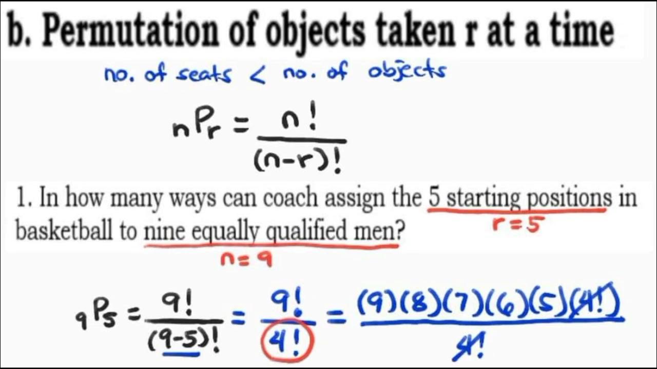 Permutations and Combinations YouTube