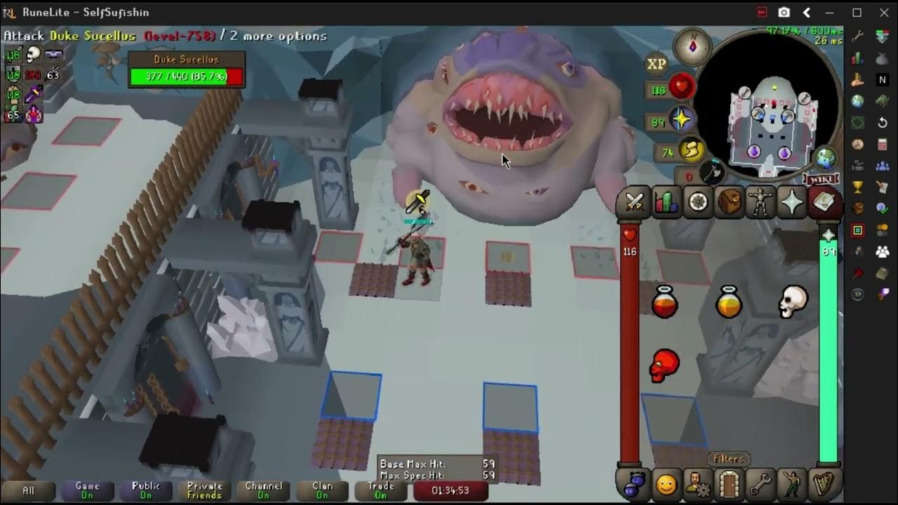 OSRS Ironman Duke Sucellus GM Speedrun w/ Soulreaper Axe YouTube