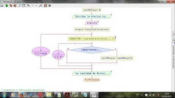 Pseint. Contar la Cantidad de Minúsculas en una Cadena