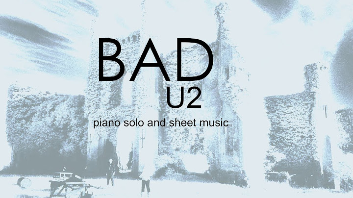 Bad Piano version - Piano performance video thumbnail