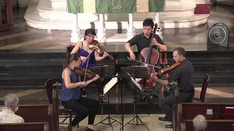 Attacca Quartet plays Haydn Op. 2 no. 1 -- Fifth Movement