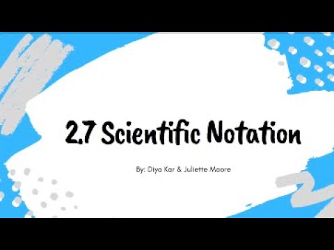 Math4HS Algebra I 2.7 Scientific Notation - YouTube