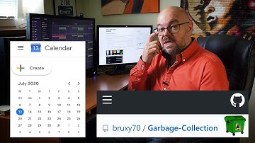 Scheduling in Home Assistant with Garbage Collection integration, Google Calendar and sensors