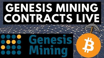 Genesis Mining Bitcoin Contracts Live! (More BTC Contracts Coming Soon)