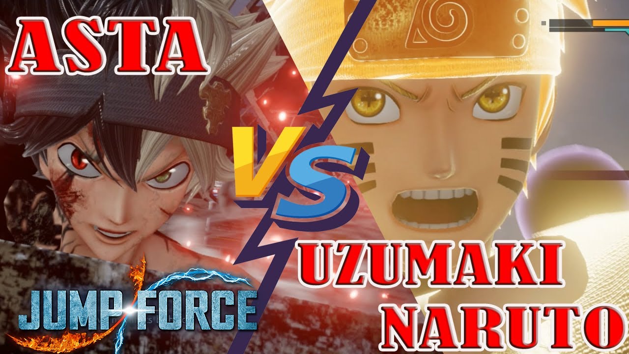 ASTA VS UZUMAKI NARUTO JUMP FORCE YouTube