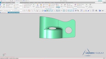 59- YÜZEY MODELLEME UNTRIM DELETE EDGE PATCH OPENINGS - NX EĞİTİM VİDEOLARI