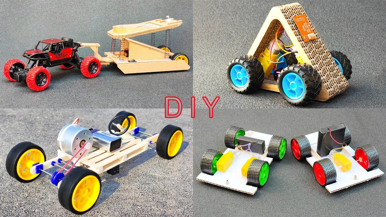 4 Amazing Car ideas | DIY projects at home - YouTube