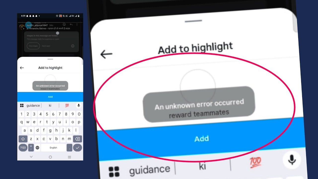 An unknown error occurred instagram problem fix 2026 | instagram an  An unknown error occurred