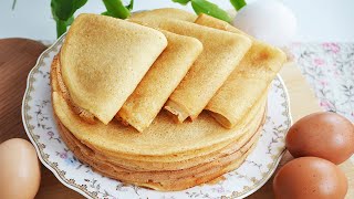 Нежные Заварные Блины На Кефире😍|  Delicate Custard Pancakes On Kefir