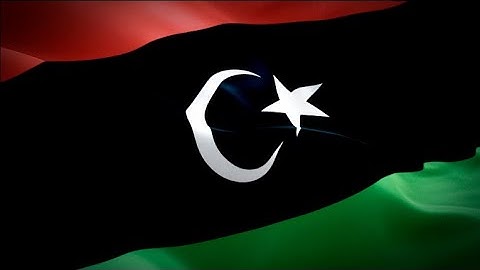 Libya waving flag. National 3d Tripoli flag waving. Sign of Libyan‎. Libya flag Full HD