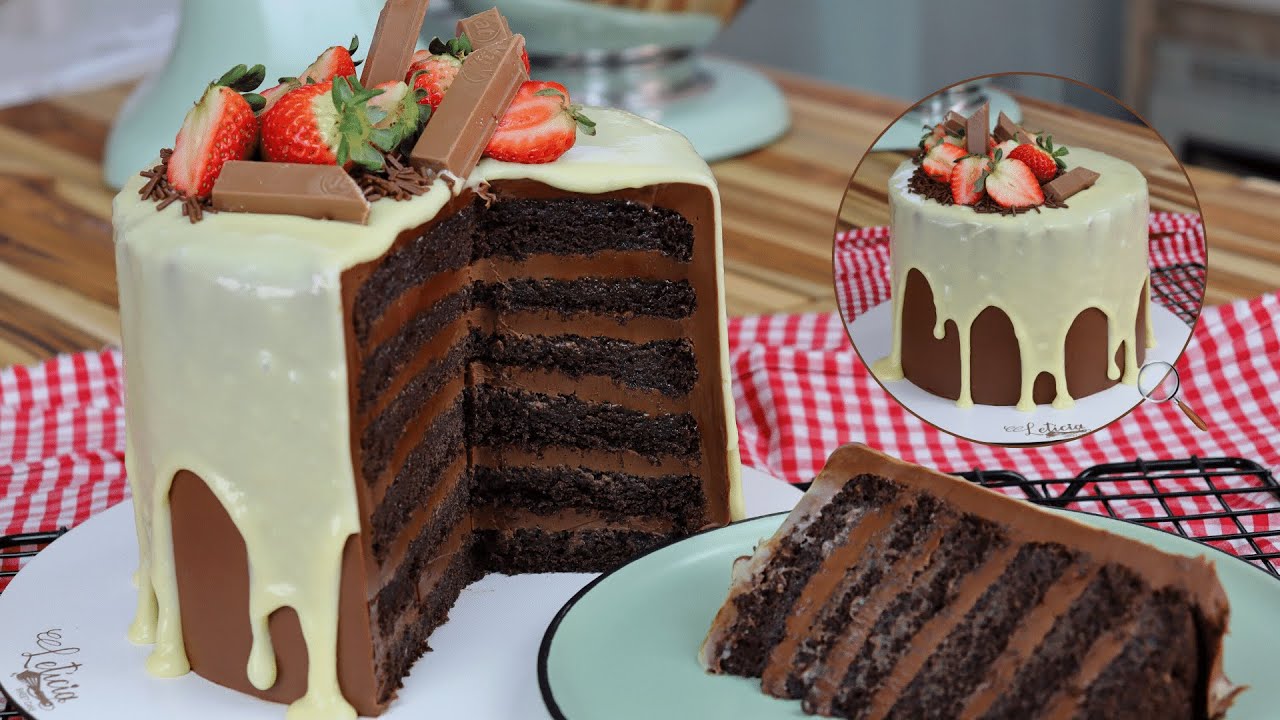 BOLO CHOCOLATUDO COM COBERTURA DE GANACHE | VEJA O ERRO QUE QUASE ME FEZ DESISTIR