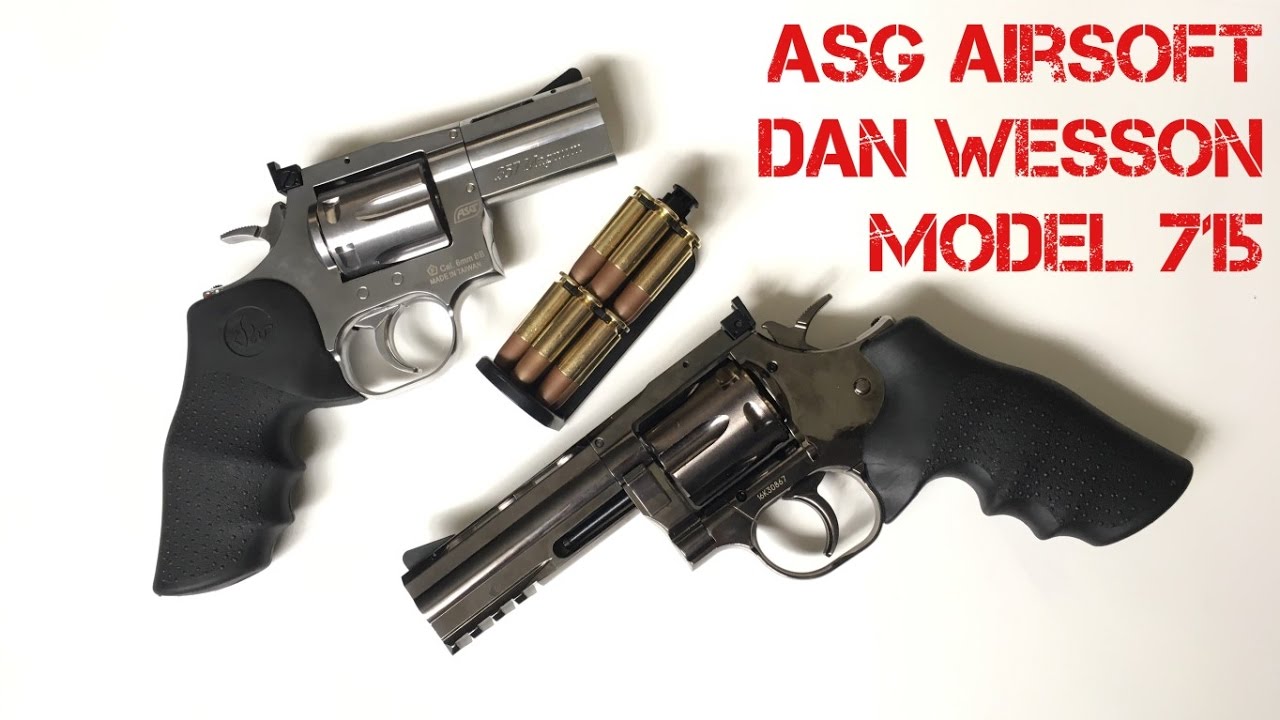 Asg Dan Wesson 2 5 And 4 715 Co2 Revolver And Moonclips Youtube