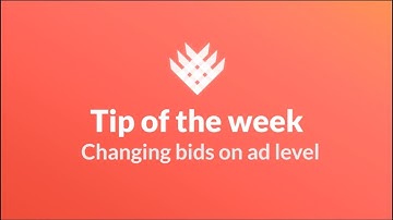 Ad level bids [FB Ads tip of the week]