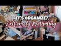LET'S ORGANIZE?🏠 MOTIVATING CLEAN WITH ME // ORGANIZE+DECLUTTER OFFICE //SAHM CLEANING MOTIVATION
