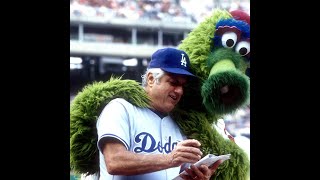 Tommy Lasorda, and the Mascots