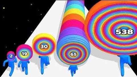 LAYER MAN 3D |ASMR Gameplay iOS, Android Walkthrough Pro Game Mobile |Level Up Big Head Man Run