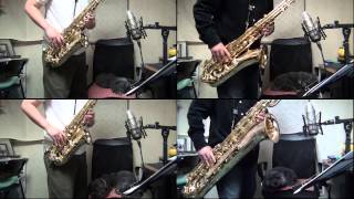 "Detective Conan Main Theme" on Sax Quartet by myself chords