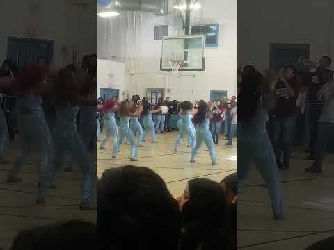 mineral springs middle school  are the gym in the dancers