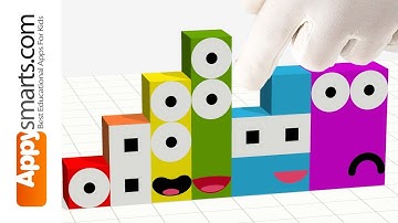 Numberblocks 1-20 But With Simple Blocks: Tutorial for Classroom or Home (iPad/iPhone)