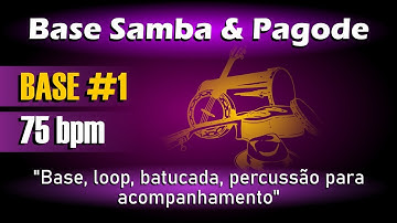 Loop Pagode 75bpm / Base Pagode / Percussão para Acompanhamento Samba e Pagode